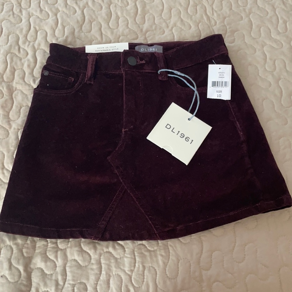 DL1961 Girl’s Velvet Skirt